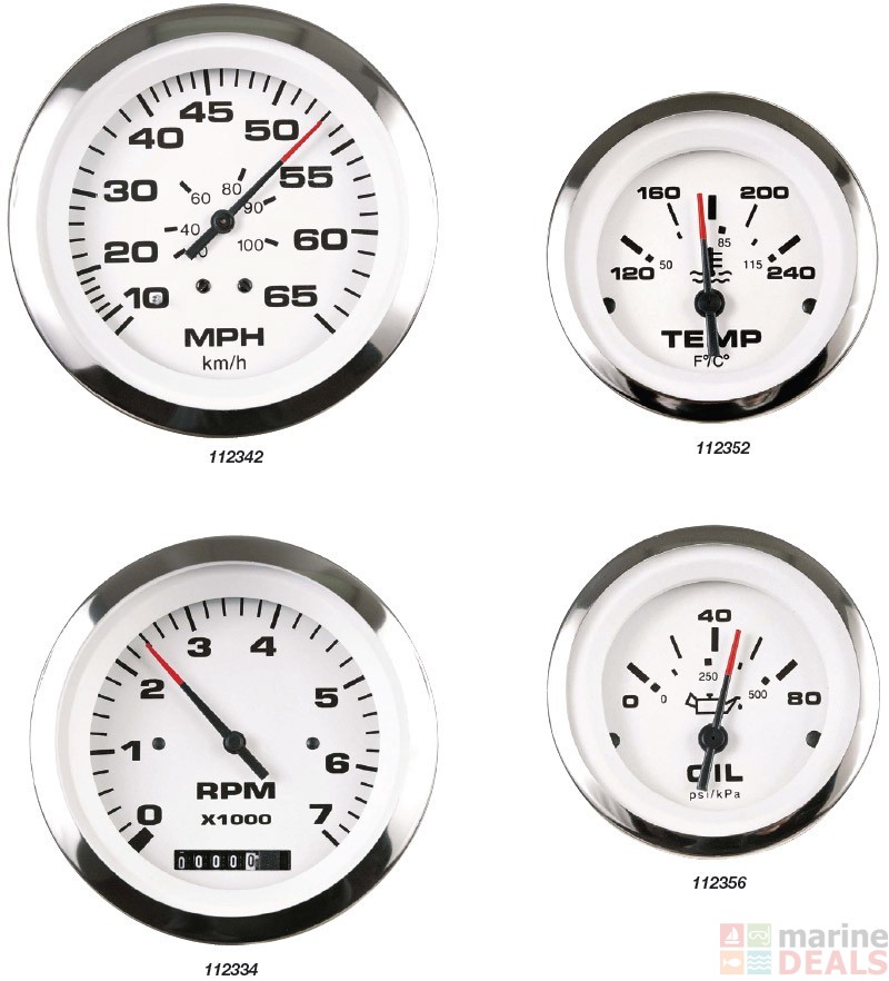 Buy Veethree Instruments Lido Pro Domed Gauges online at MarineDeals