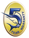 Warranty Badge - 5-Year Okuma Reel Warranty