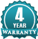 Warranty Badge - 4-Years