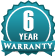 Warranty Badge - 6-Year