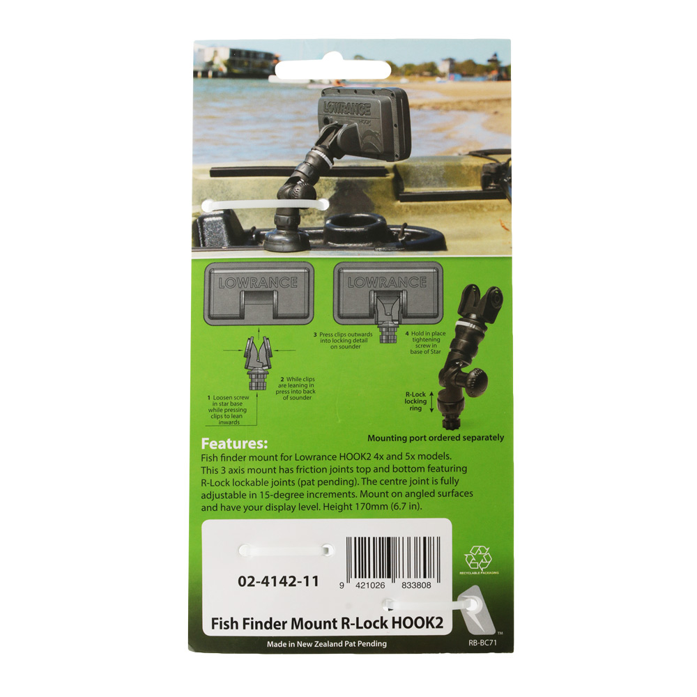 RAILBLAZA Fishfinder Mount RLOCK for HOOK2 9421026833808 eBay